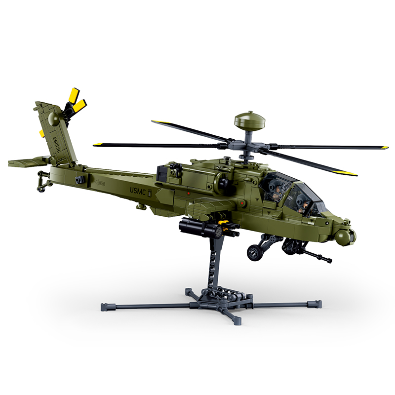 Sluban M38‑B1536 Boeing AH‑64D - đánh giá và giá Lego Compatible Military Tank